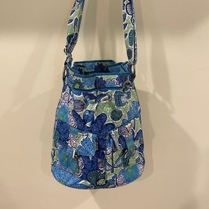 Vera Bradley Doodle Daisy Drawstring Crossbody